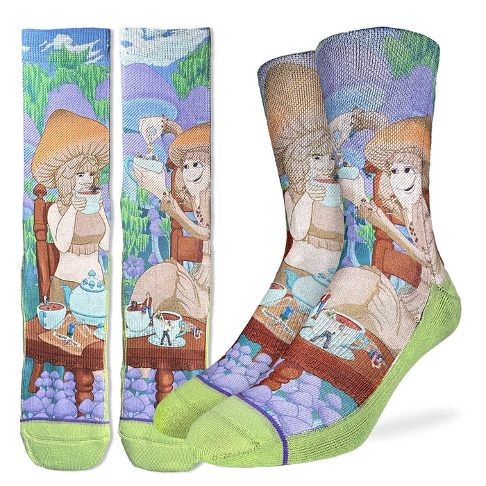 Men's Mushrooms Steeping Humans Socks