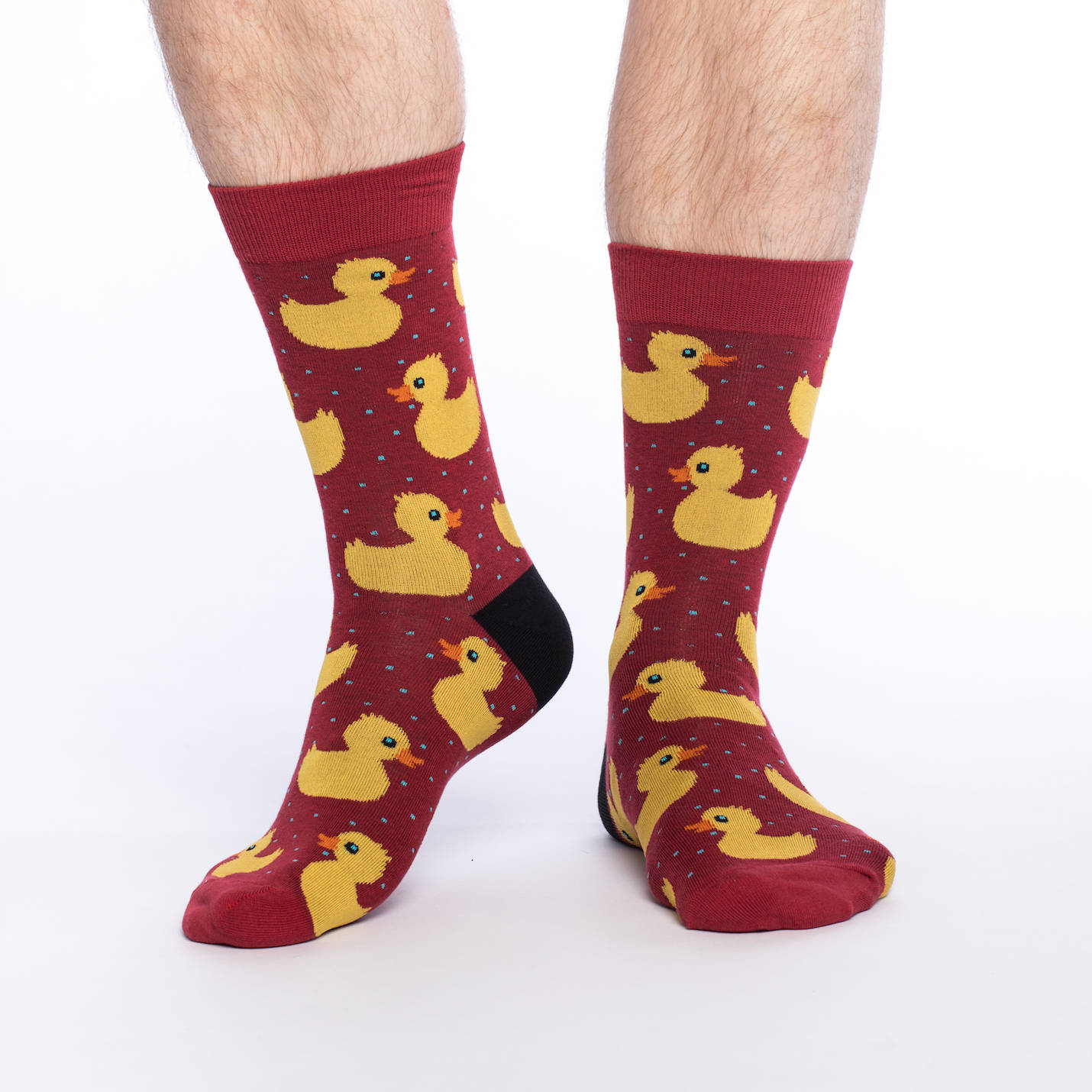 Mens socks with store ducks on them