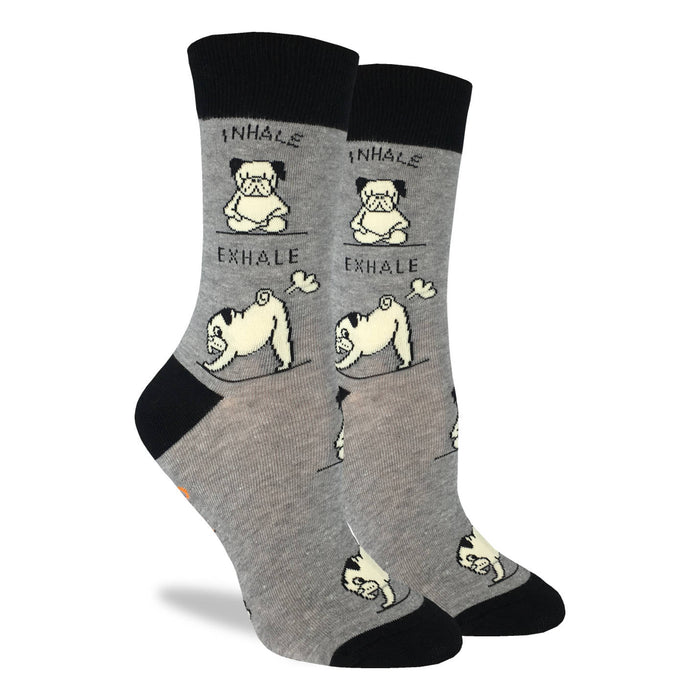 Women's Yoga Pug Socks