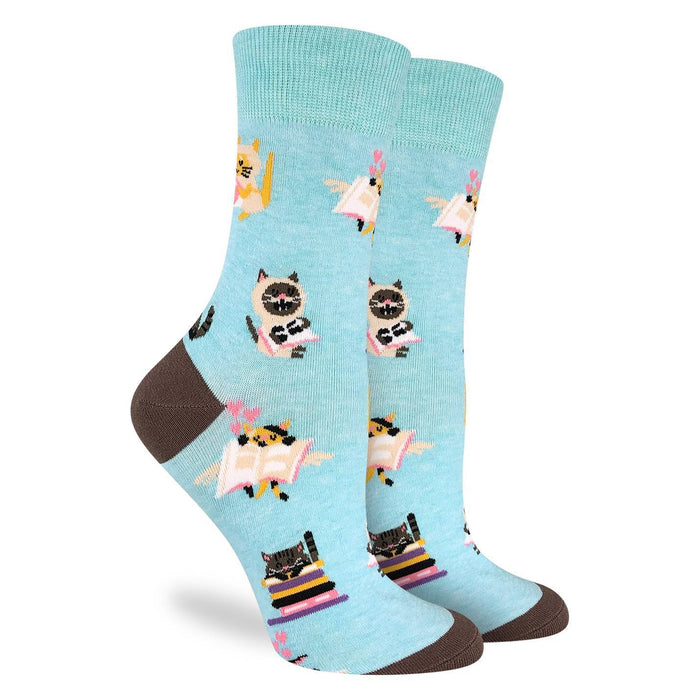 Women's Reading Cats Socks