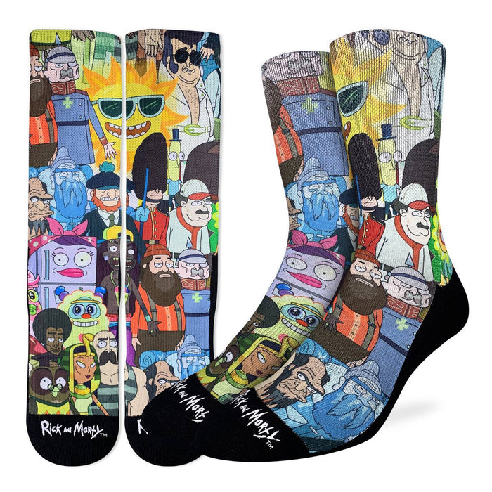 Men's Rick and Morty, Characters Socks