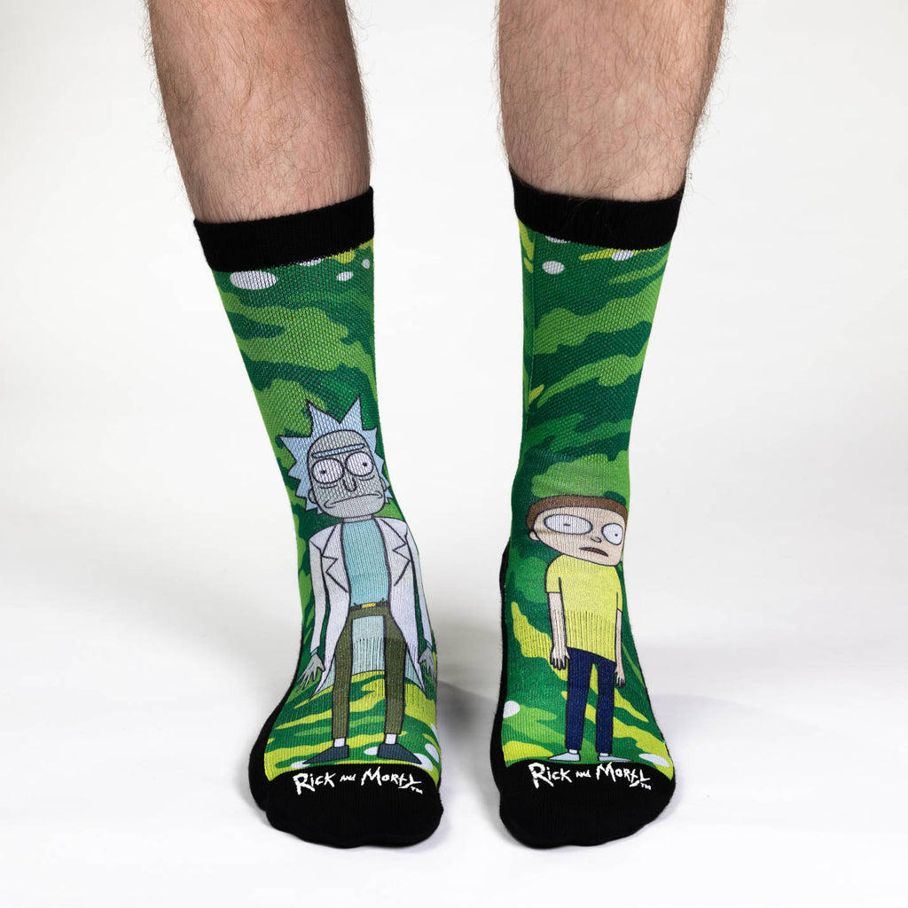 RICK AND MORTY Boxer Set Mens Sock and Underwear Combo Set - Rick & Morty  Adult Boxers and Socks Set