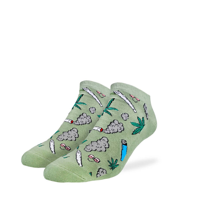 Men's Stoned Marijuana Ankle Socks