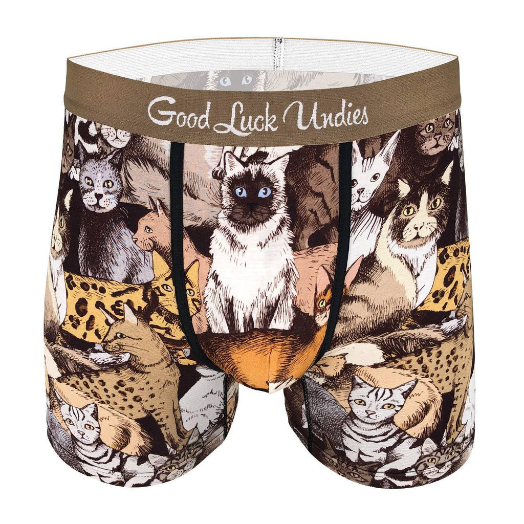Fishing Cat Panties, Fishing Cat Underwear, Briefs, Cotton Briefs