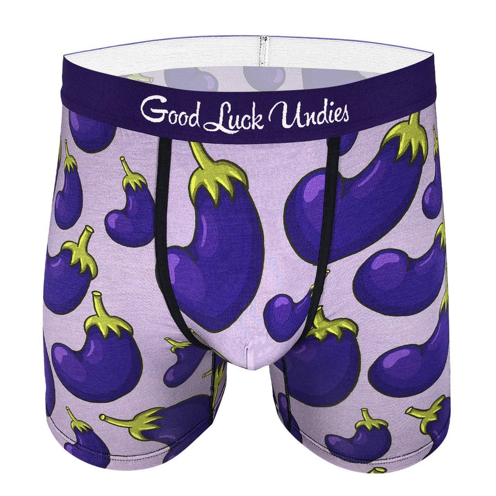 Men's Eggplants Underwear – Good Luck Sock