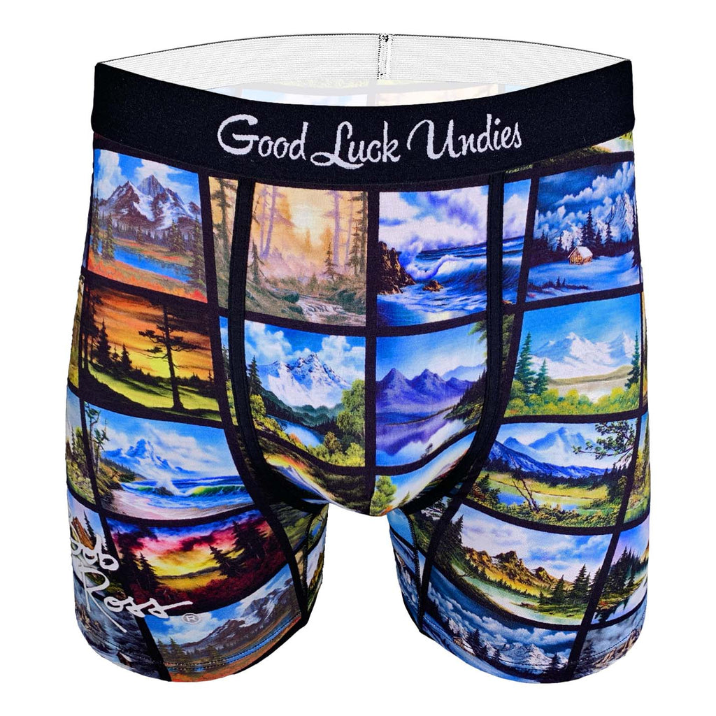 Men's Bob Ross, Painting Underwear – Good Luck Sock