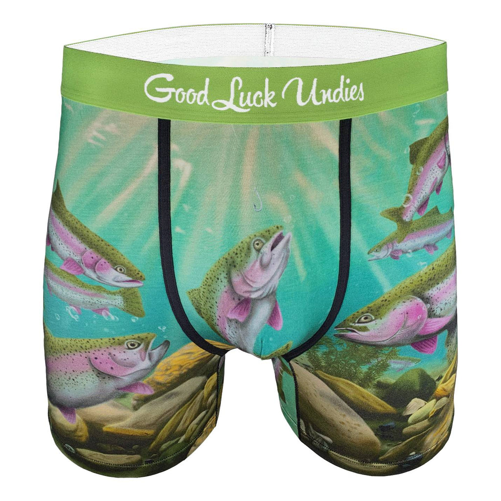 Men's Brown Trout Underwear – Good Luck Sock