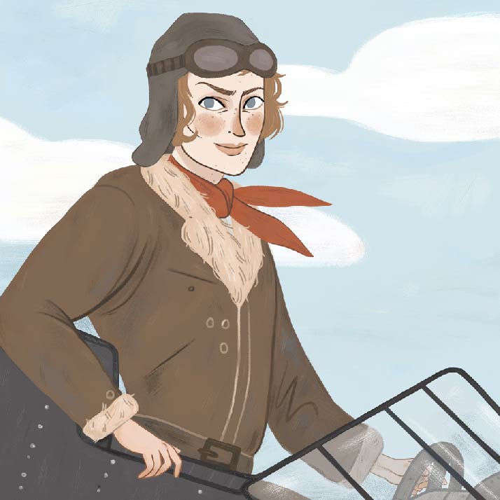 Amelia Earhart x Good Luck Sock