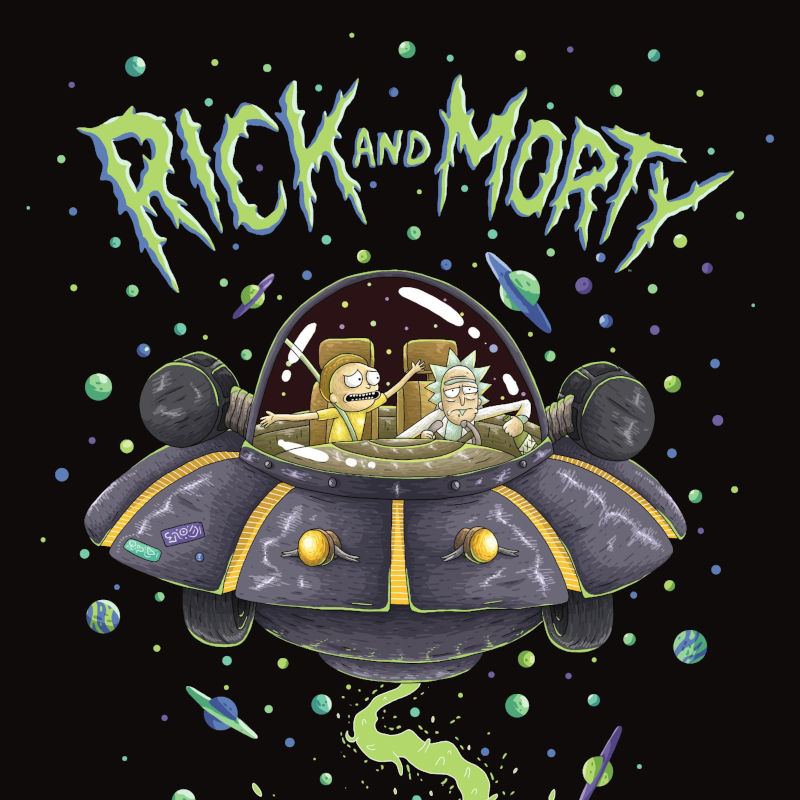 Rick and Morty x Good Luck Sock