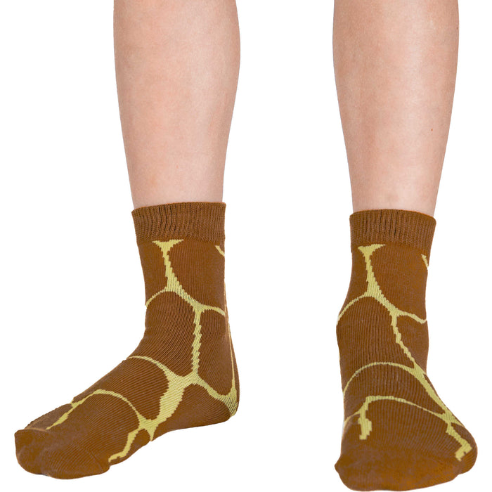 Giraffe, Leopard and Tiger Prints Kids Socks