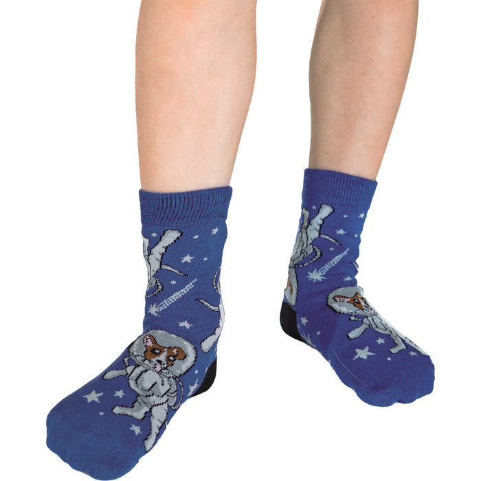 Astronaut, Fire Fighter and Police Dogs Kids Socks