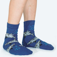 Building Blocks, Monster Trucks and Sharks Kids Socks