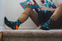 Men's Green Pig Socks