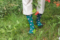 Men's Green Pig Socks