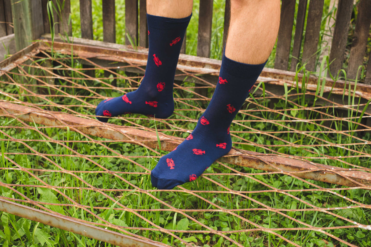 Men's Lobster & Crab Socks