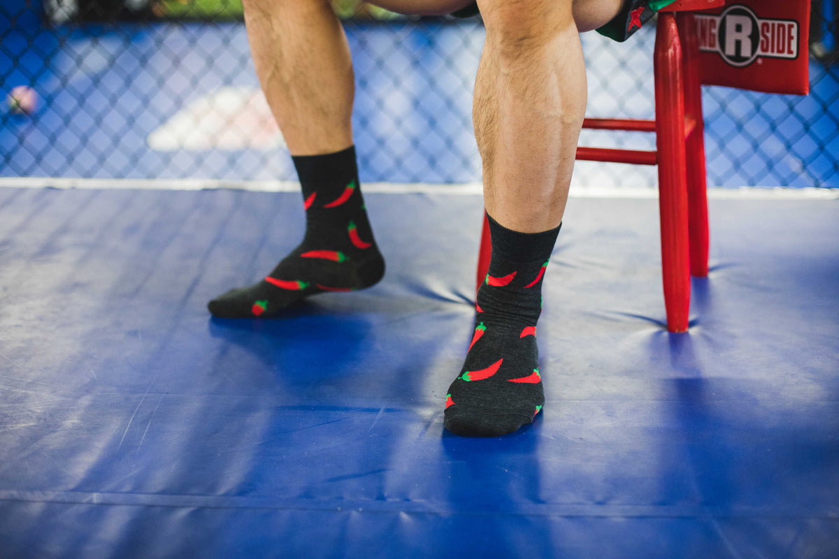 Men's Big & Tall Hot Peppers Socks