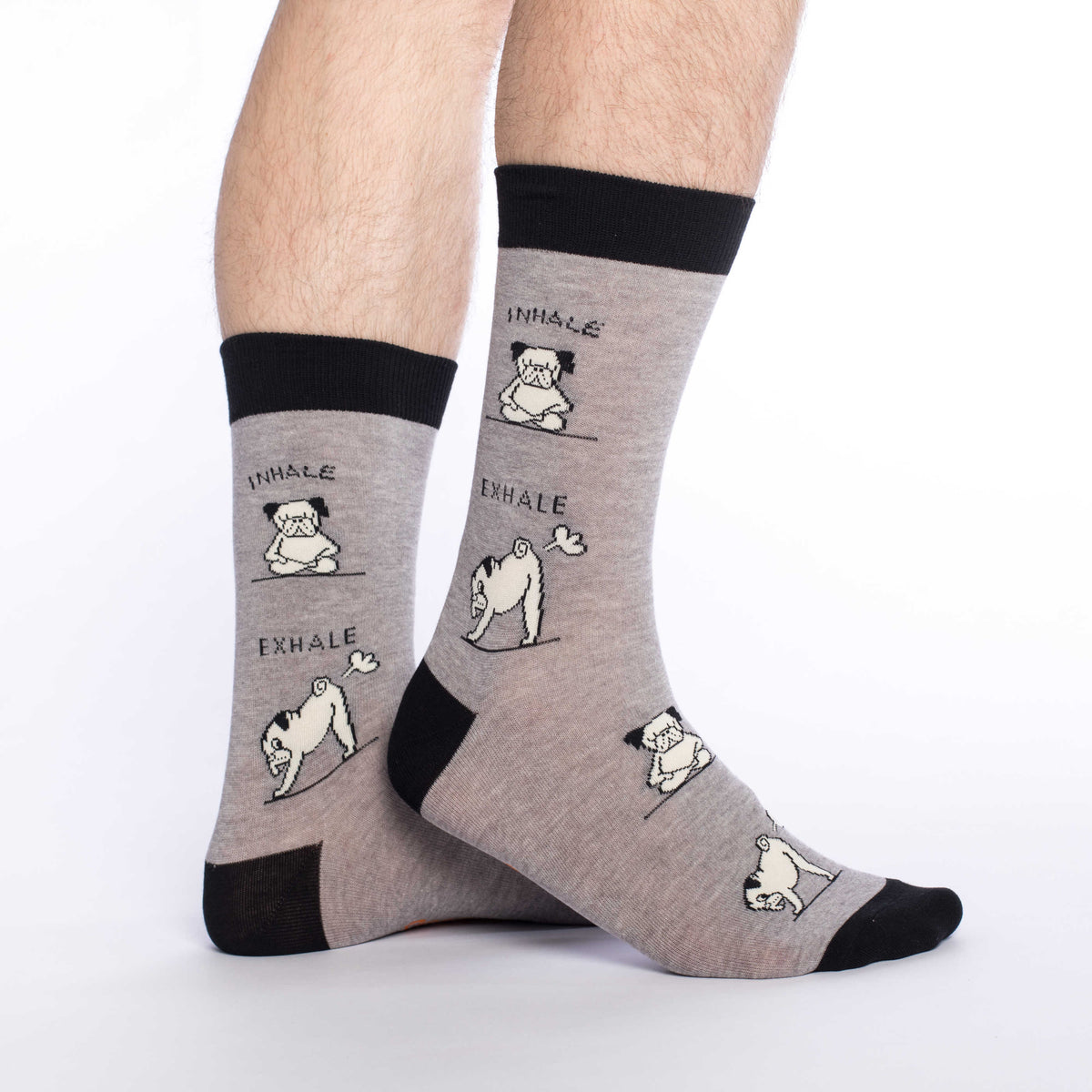 Men's Yoga Pug Socks