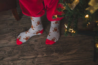 Men's Gingerbread Christmas Socks