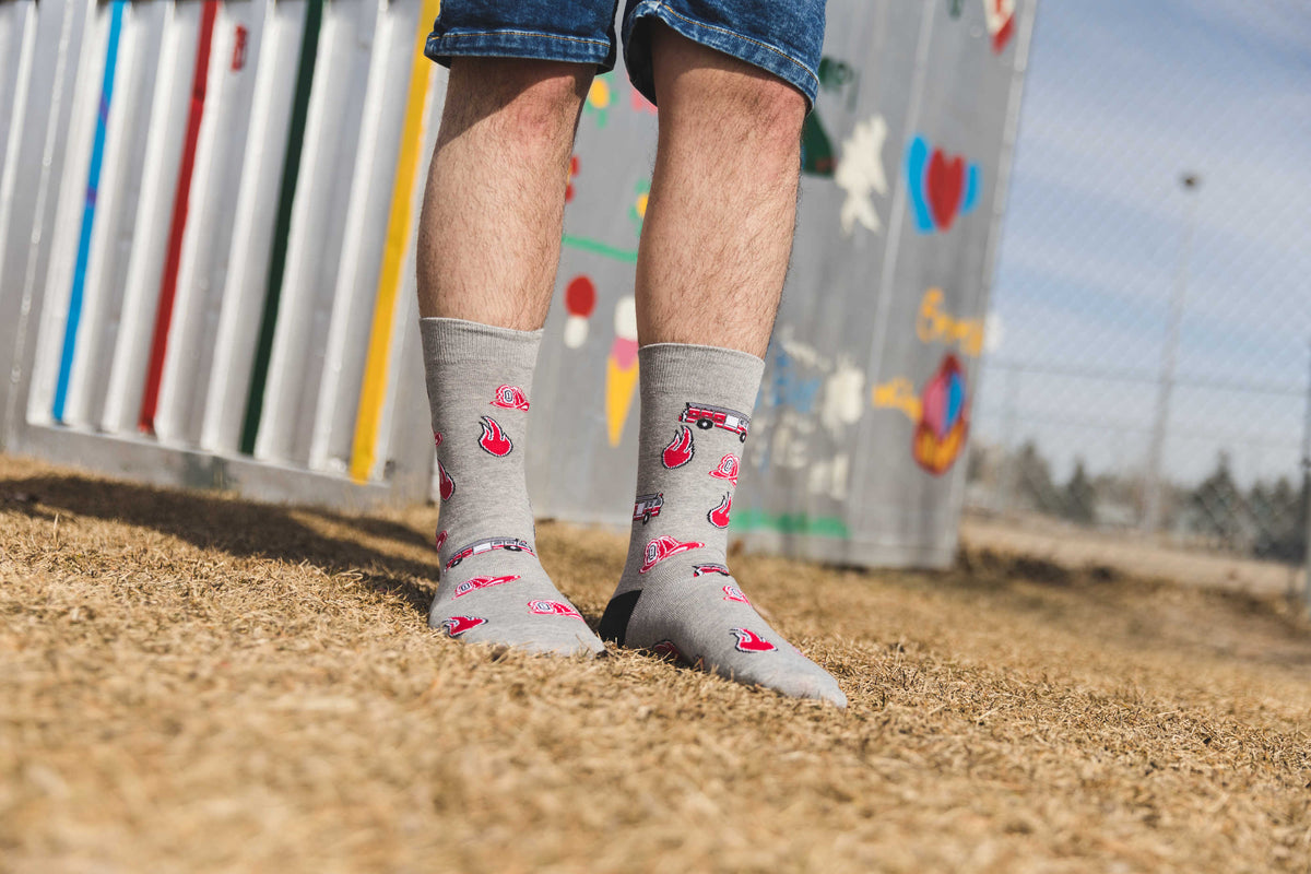 Men's Big & Tall Firefighter Socks
