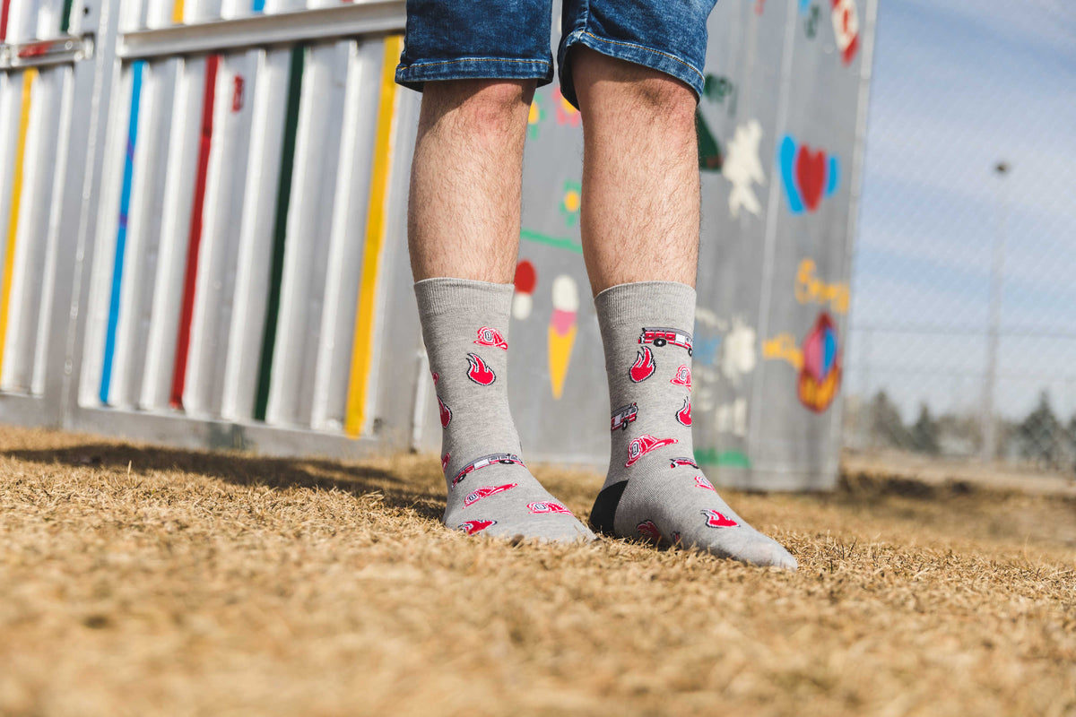 Men's Big & Tall Firefighter Socks