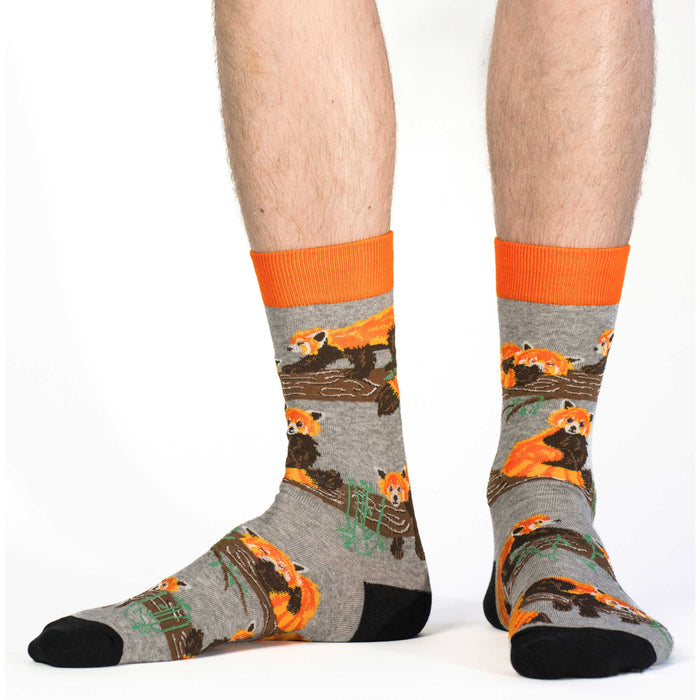 Men's Big & Tall Red Panda Socks