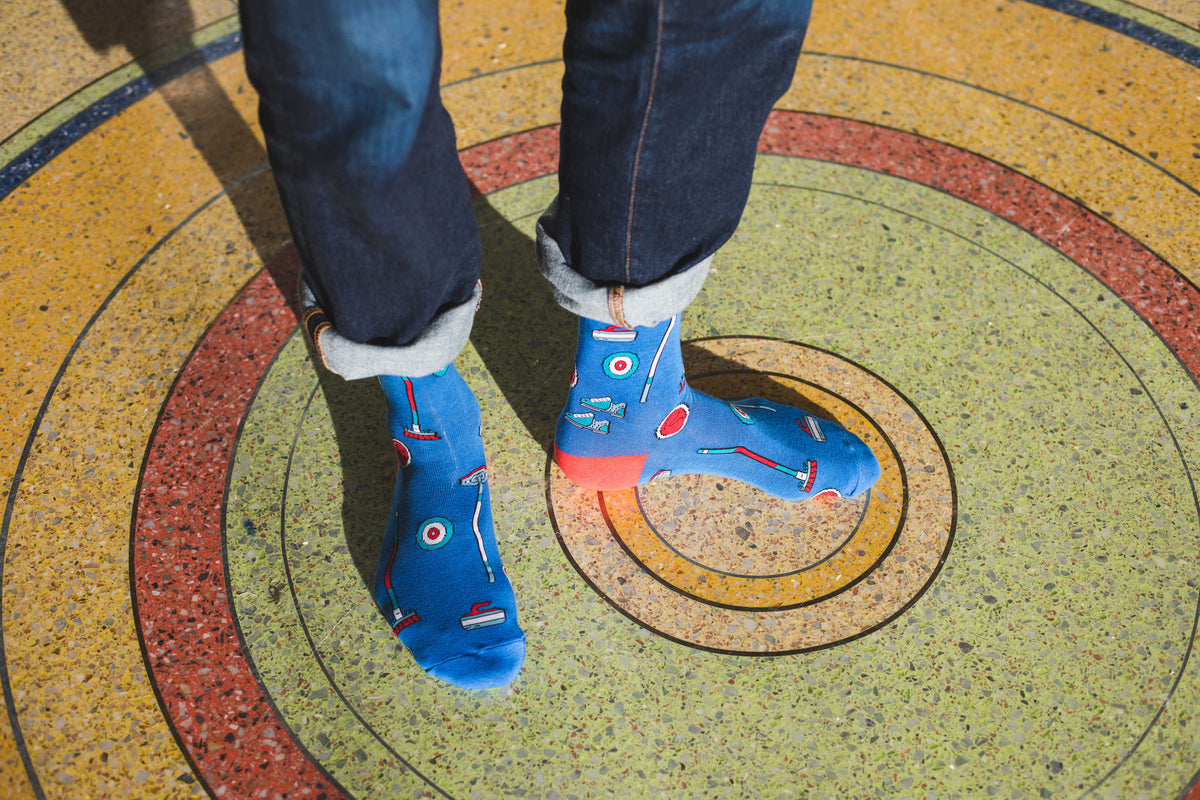 Men's Big & Tall Curling Socks