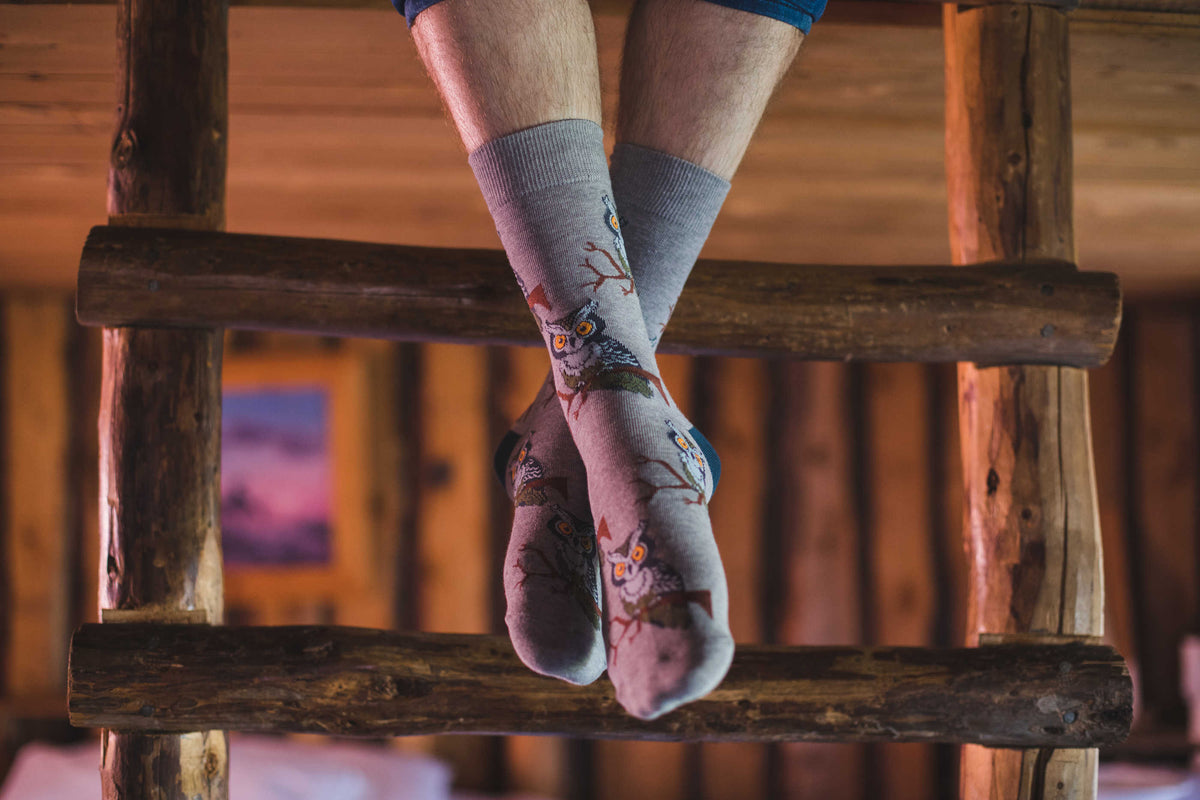 Men's Perching Owls Socks