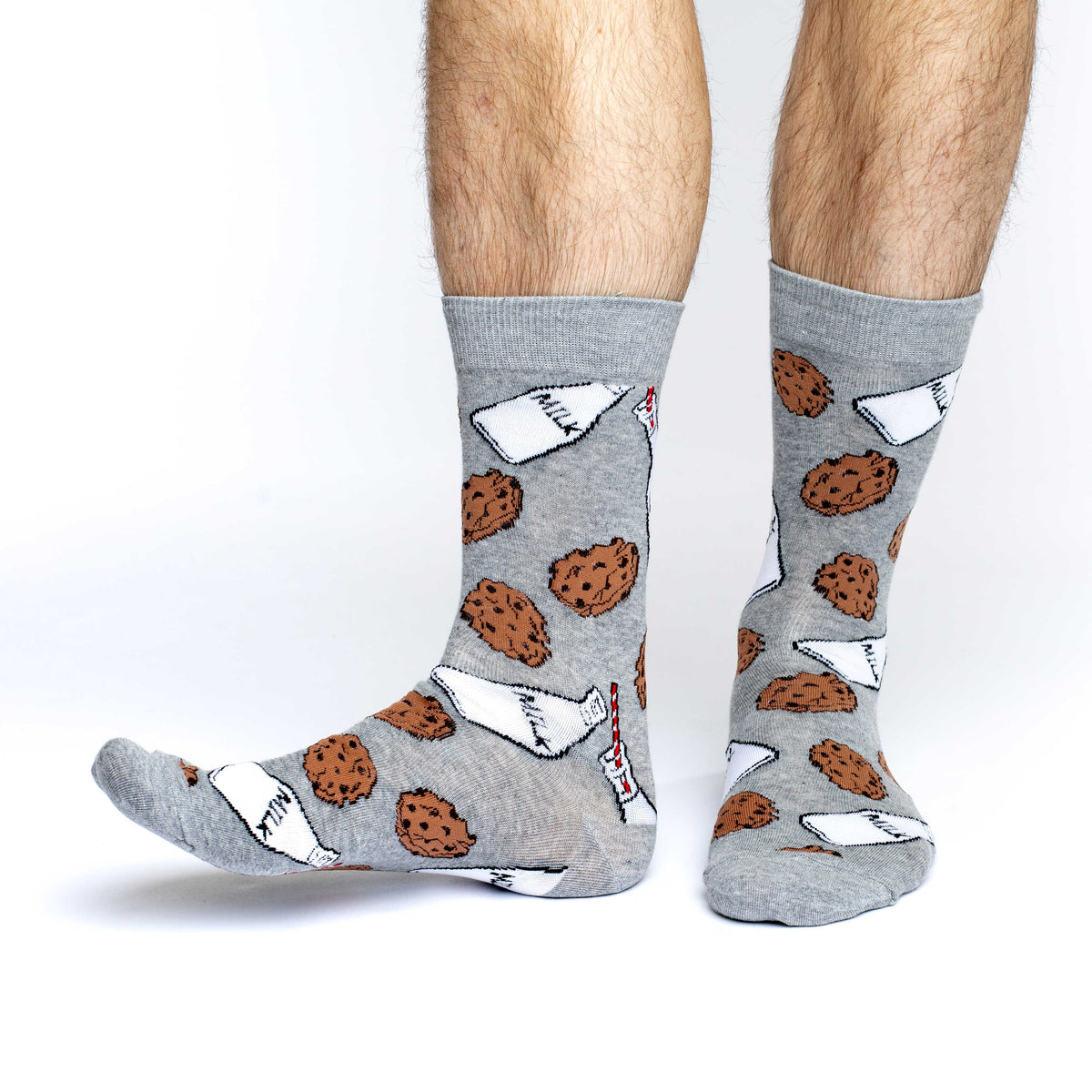 Men's Big & Tall Milk & Cookies Socks