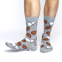 Men's Big & Tall Milk & Cookies Socks