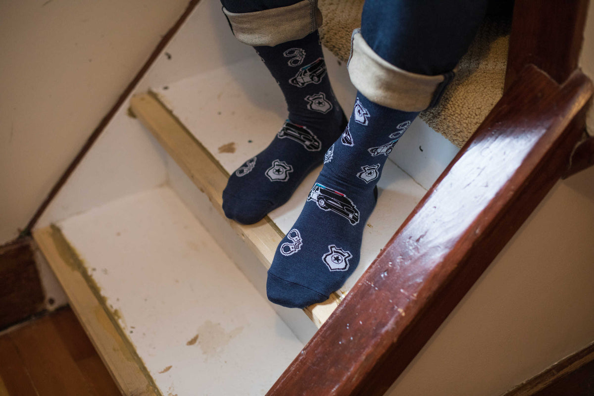 Men's Big & Tall Police Socks