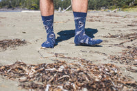 Men's Big & Tall Shark Attack Socks