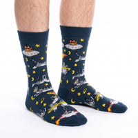Men's Space Cat Socks