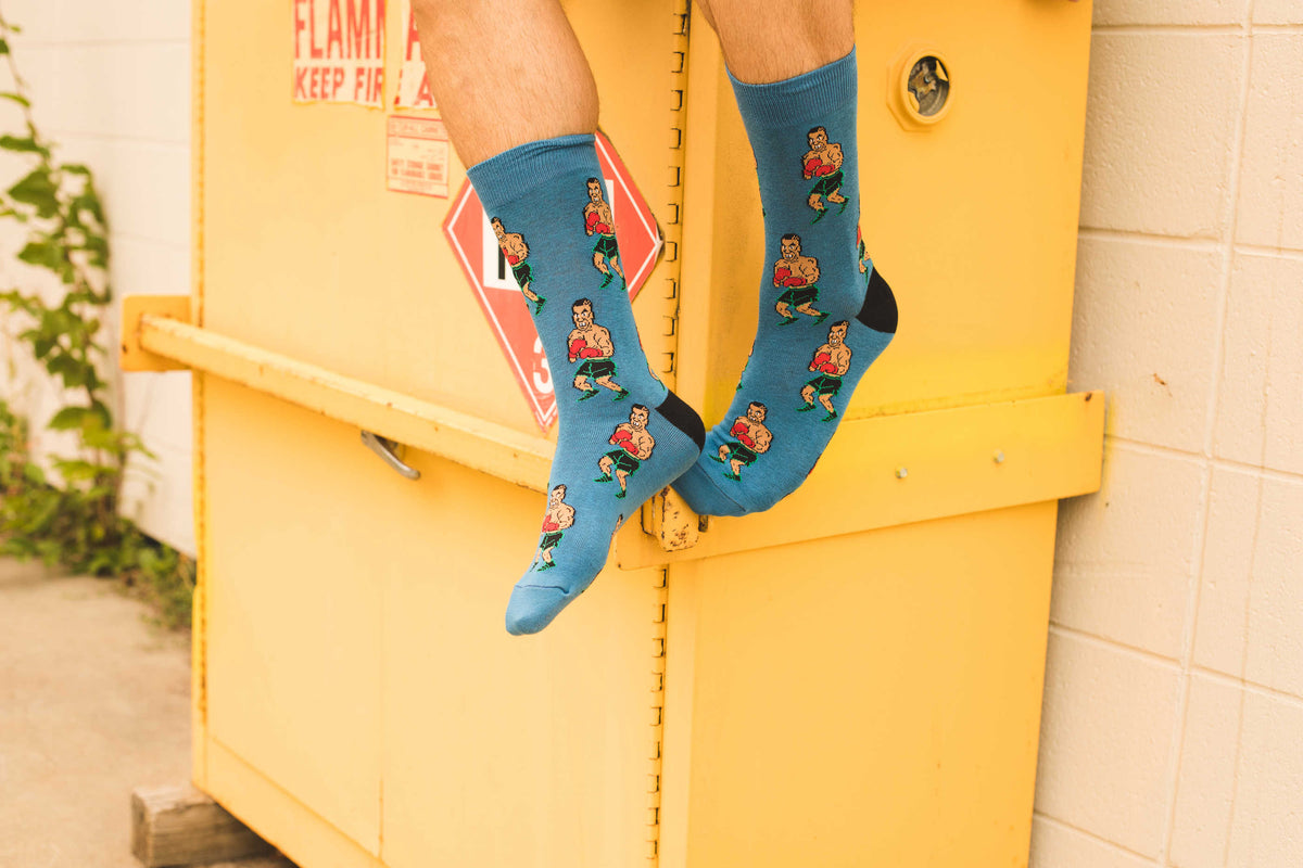 Men's Big & Tall Tyson Punch-Out!! Socks