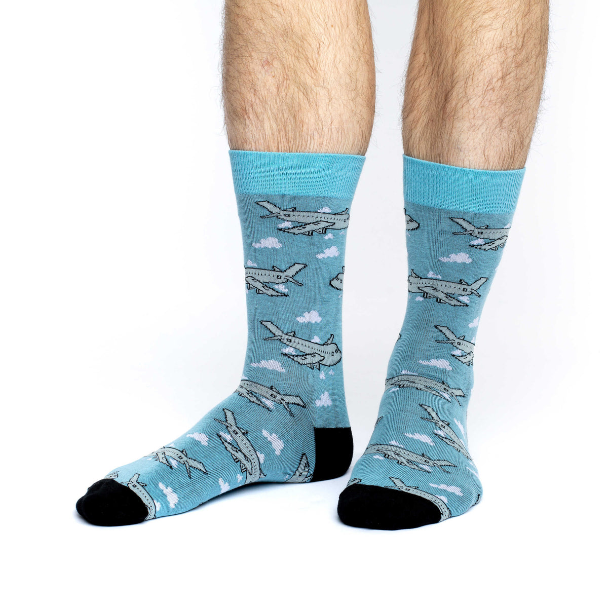 Men's Jumbo Jet Airplanes Socks