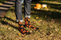 Men's Halloween Pumpkins Socks