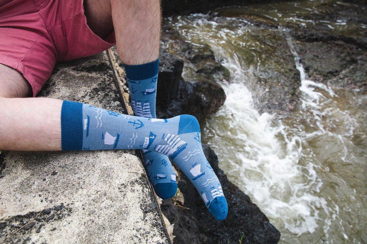 Men's Sailing Ships Socks