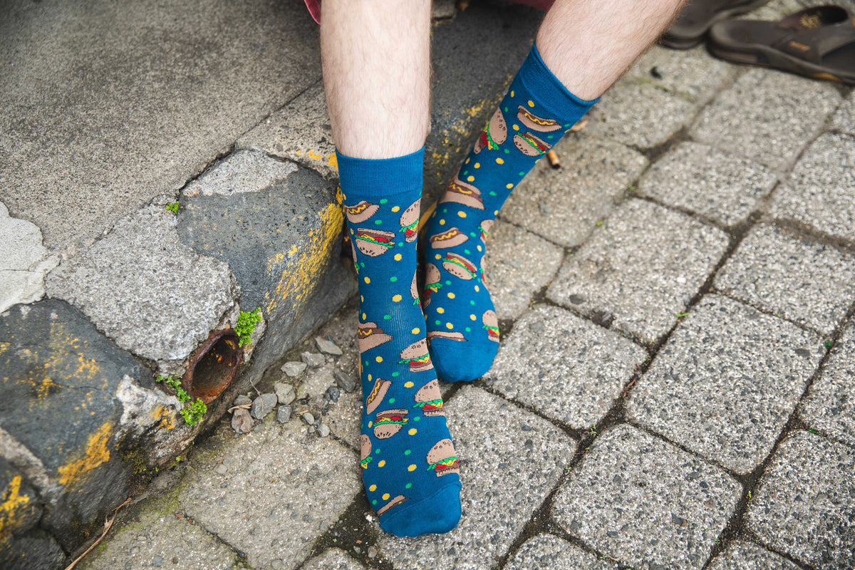 Men's Burgers & Hotdogs Socks