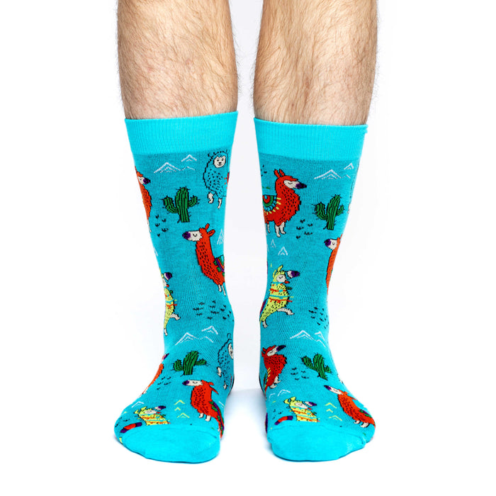 Men's Fun Llamas Socks