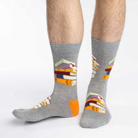 Men's Stack of Books Socks