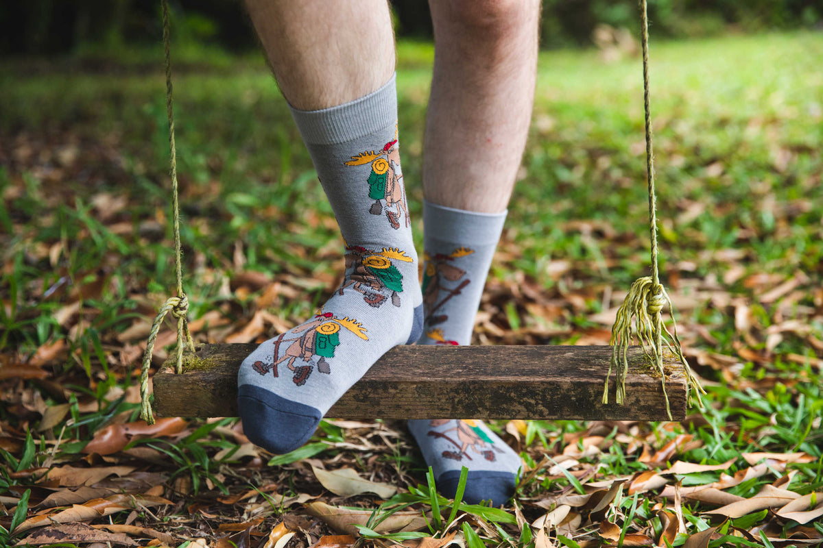 Men's Hiking Moose Socks