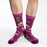 Men's Peanut Butter & Jam Socks