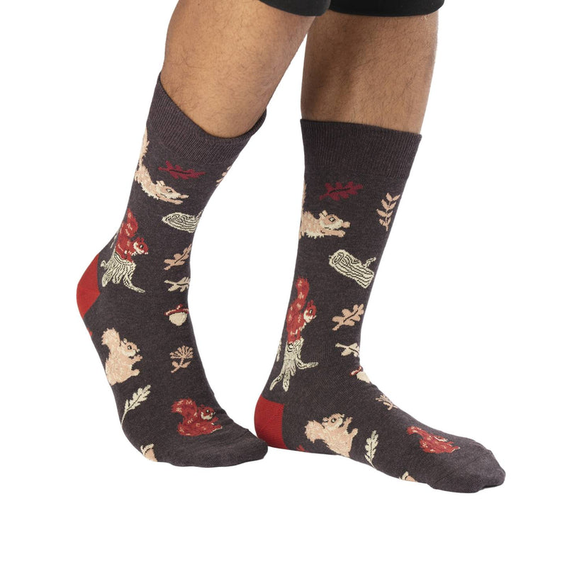 Men's Woodland Squirrel Socks