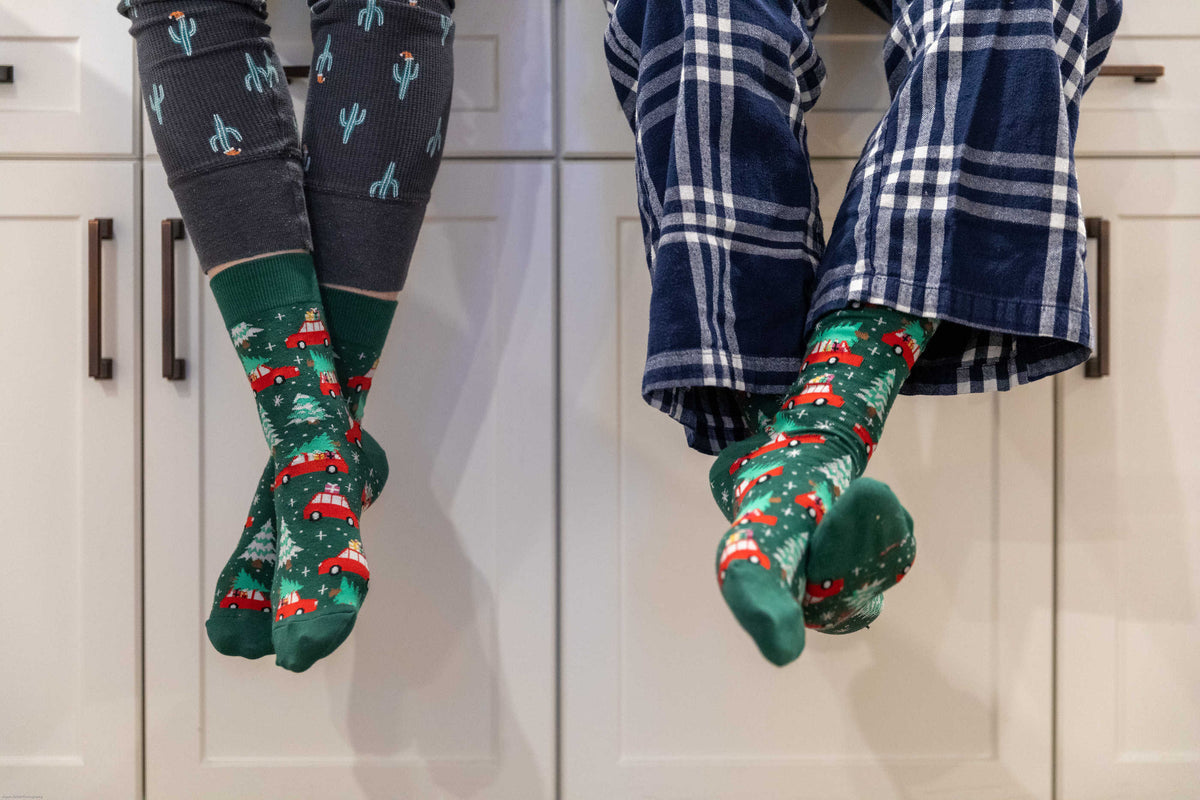 Men's Christmas Tree Socks