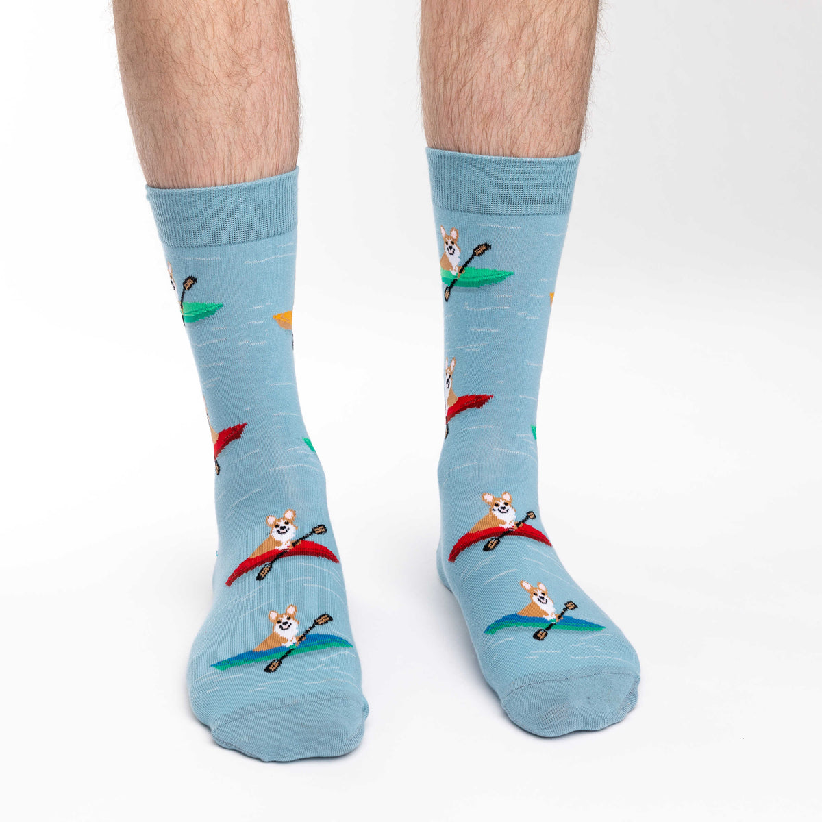 Men's Corgi Kayaking Socks