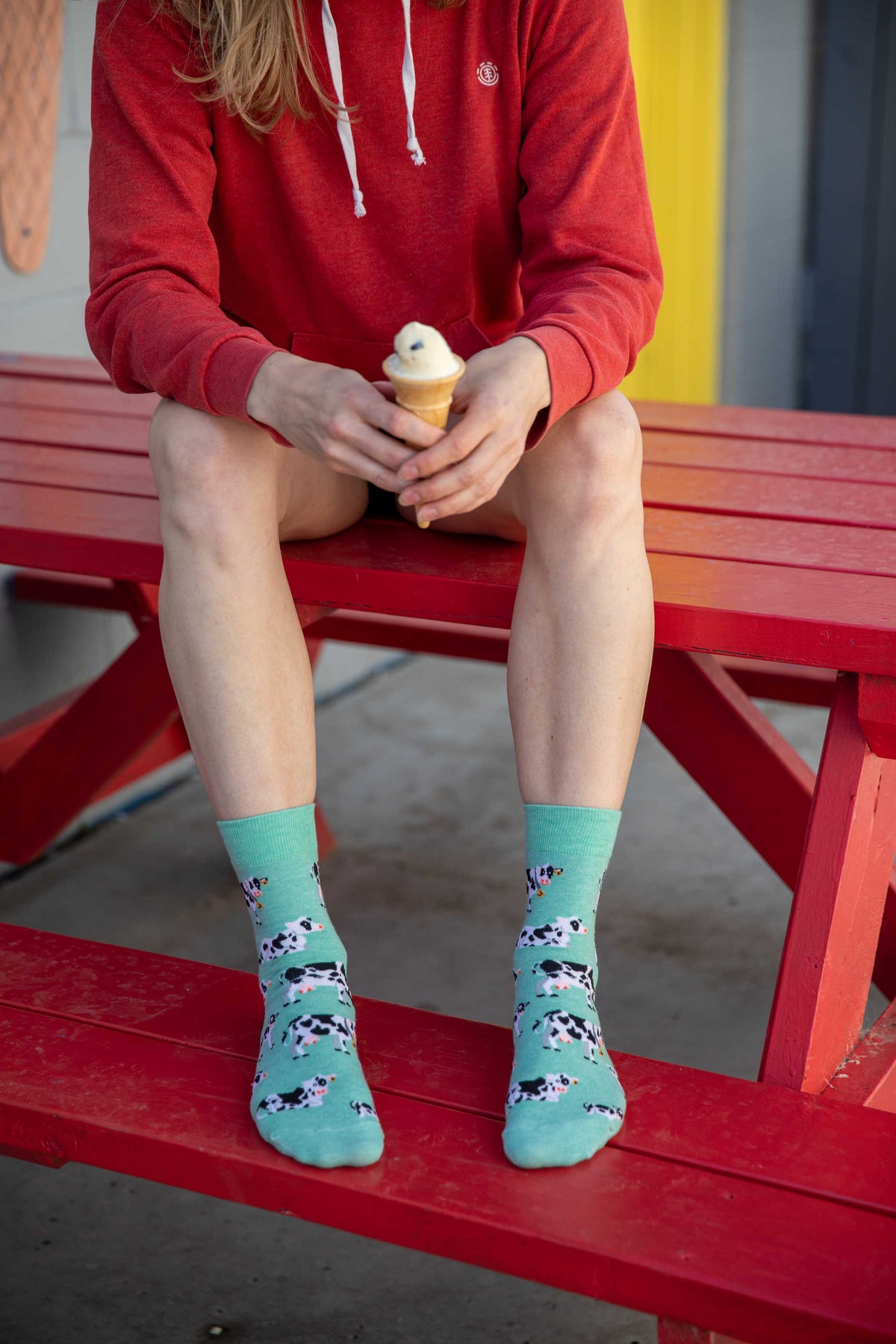 Men's Cows in a Field Socks
