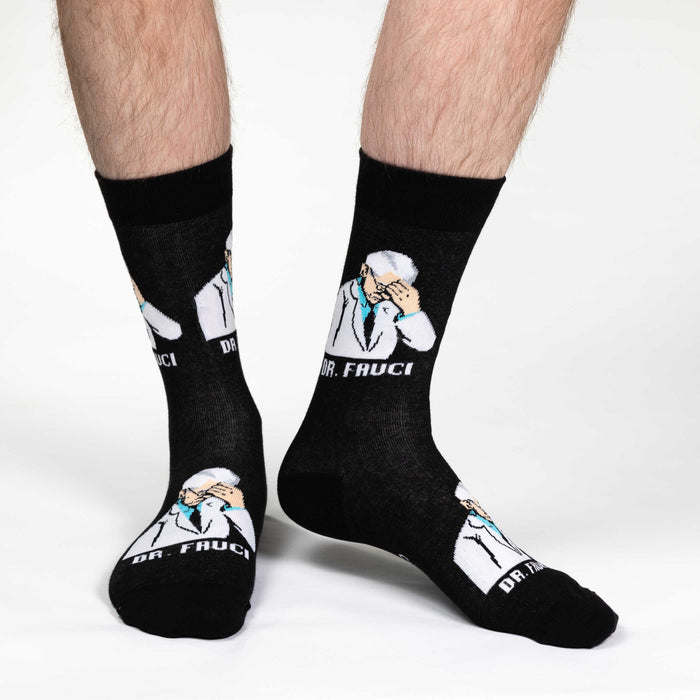 Men's Dr. Fauci Facepalm Socks