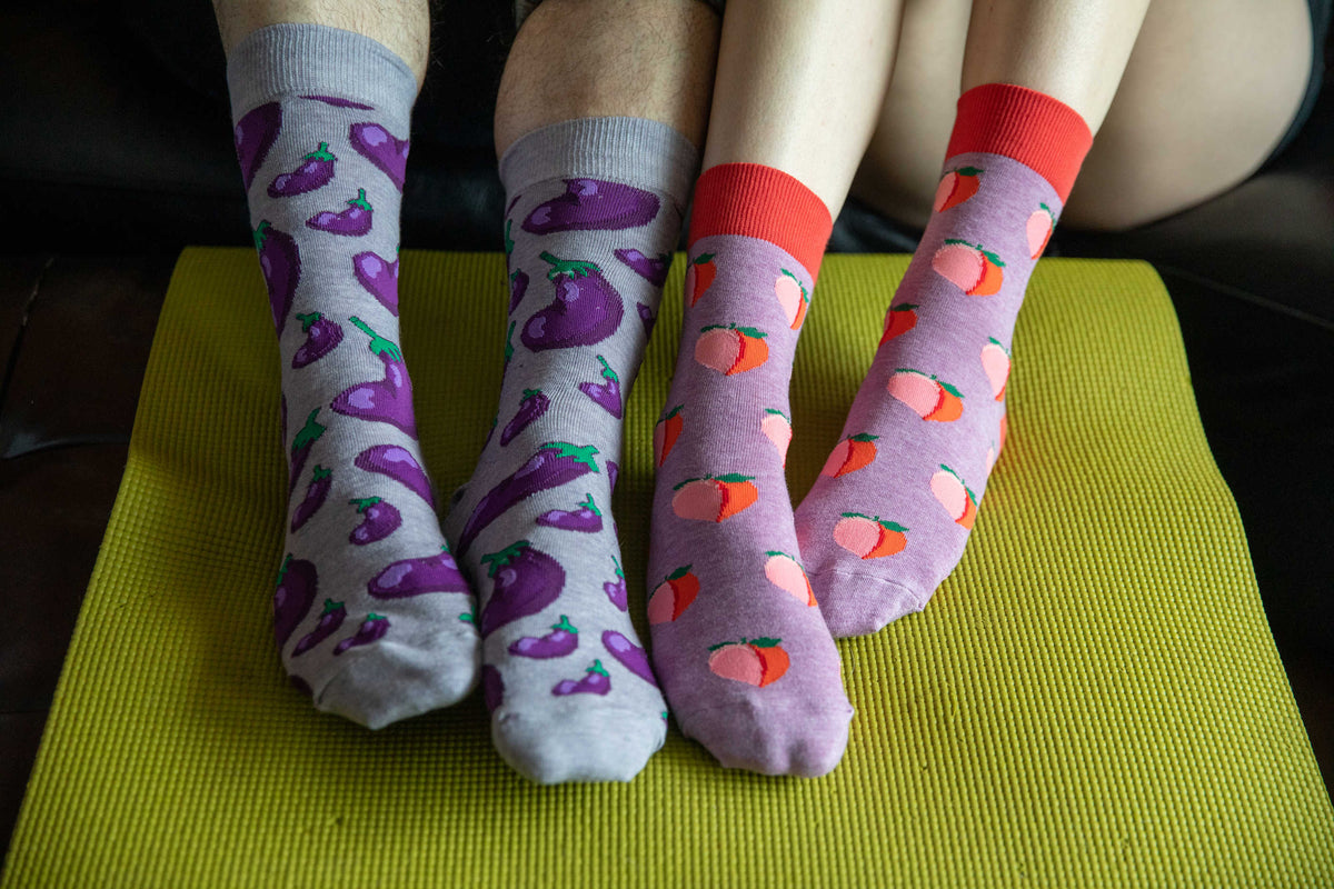 Men's Eggplants Socks