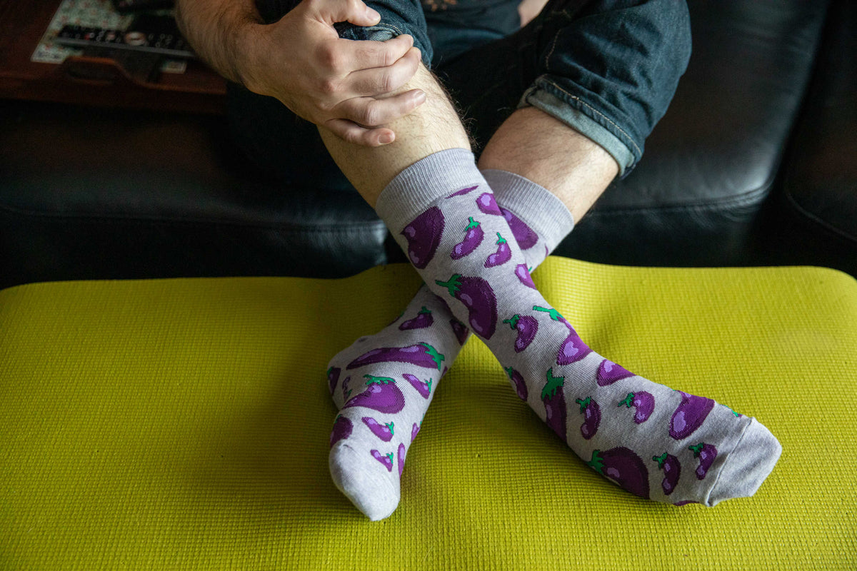 Men's Eggplants Socks