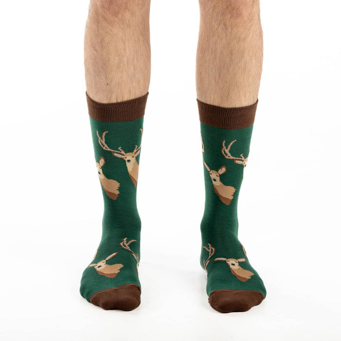 Men's Big & Tall Deer Heads Socks