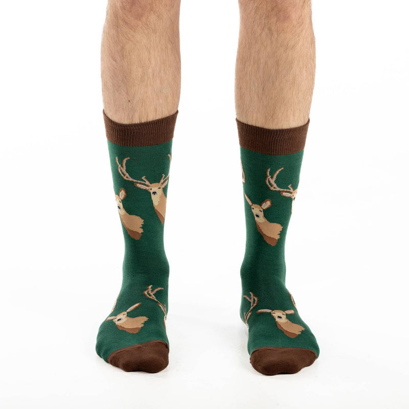 Men's Big & Tall Deer Heads Socks